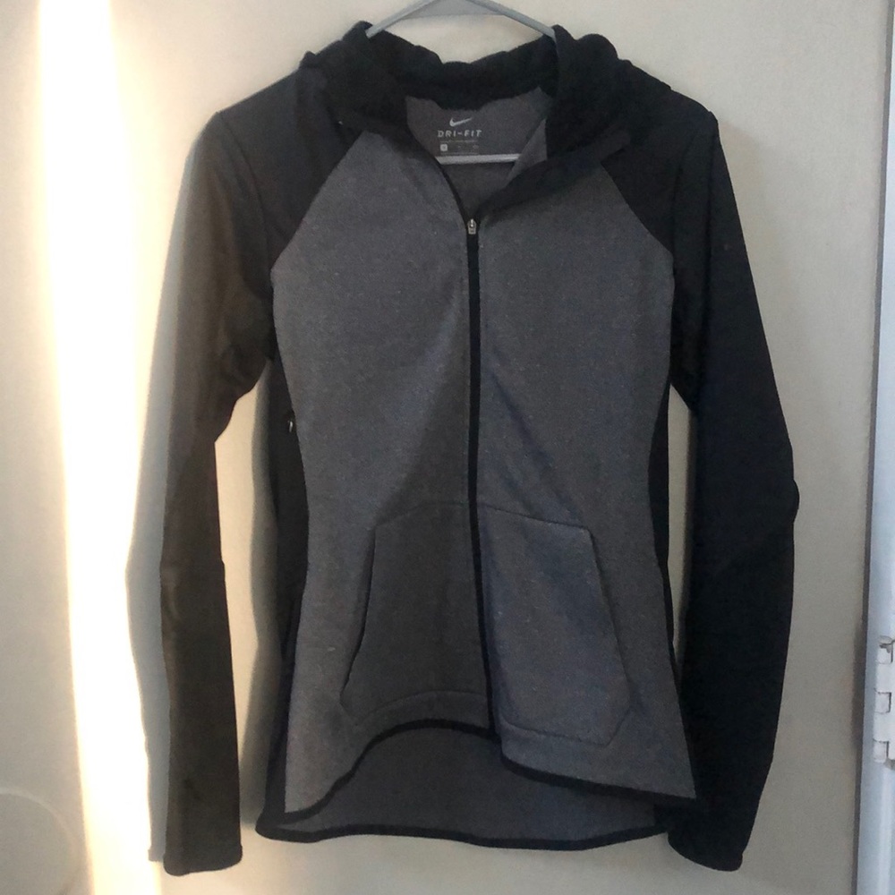 Nike Fit Grey Fleece Zip Up